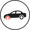 Flat Tyre Icon